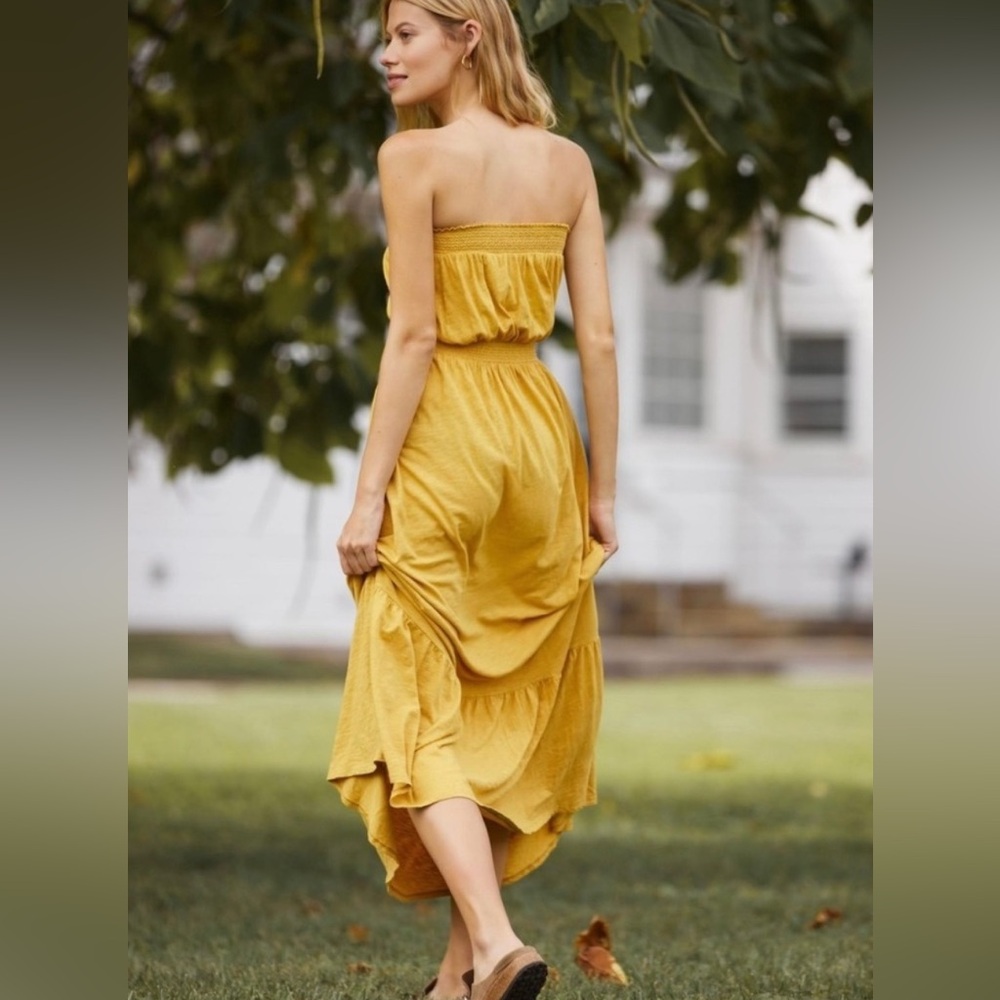 Daily Practice by Anthropologie Strapless Maxi Dress
